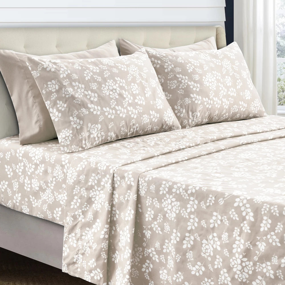 alalar-Soft Microfiber, Wrinkle-Free, Luxurious Printed Bed Sheets