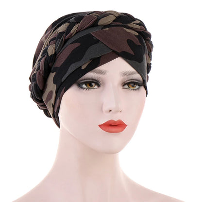 alalar-Cotton print muslim turban scarf for women islamic inner hijab caps