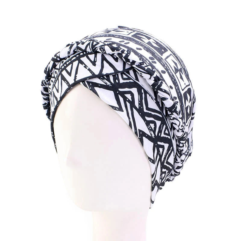 alalar-Cotton print muslim turban scarf for women islamic inner hijab caps
