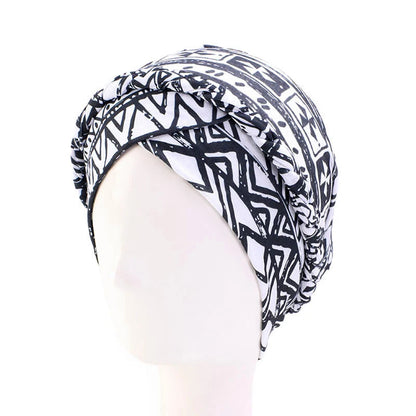 alalar-Cotton print muslim turban scarf for women islamic inner hijab caps