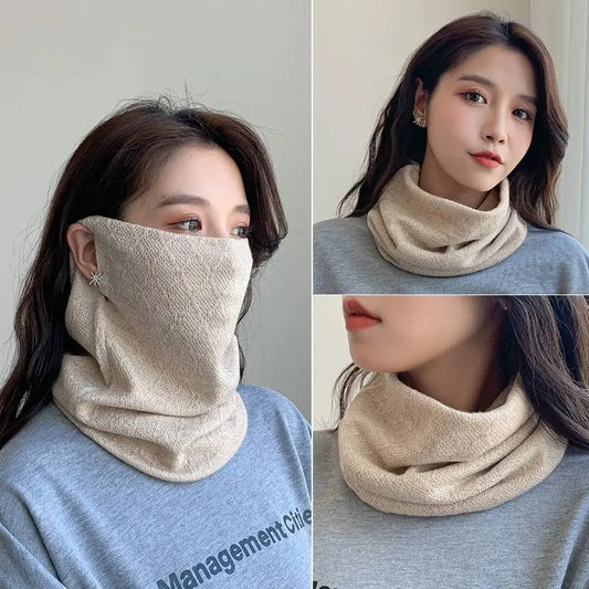 alalar- Women's Autumn and Winter Ear-mounted Masks Keep Warm Neck Protection