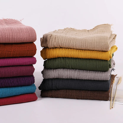 alalar | Soft Linen Cotton Scarf for Women – Lightweight Everyday Hijab