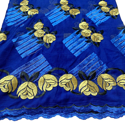 ALALAR | Embroidered Cotton Turban Hijab – African Style 3-Color Muslim Headwrap Dubai Soft Scarf