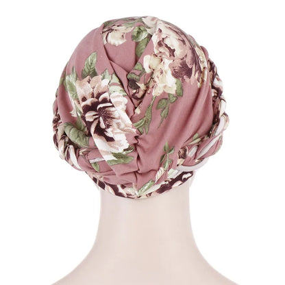 alalar-Cotton print muslim turban scarf for women islamic inner hijab caps