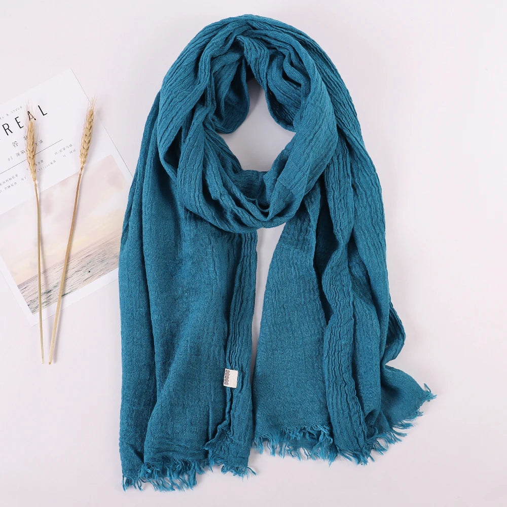 alalar | Soft Linen Cotton Scarf for Women – Lightweight Everyday Hijab