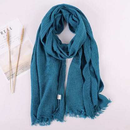 alalar | Soft Linen Cotton Scarf for Women – Lightweight Everyday Hijab