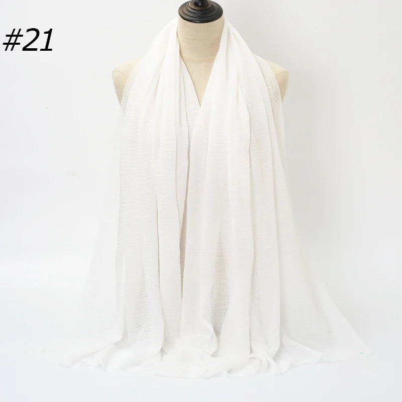Hot Crinkle Cotton Hijab -alalar