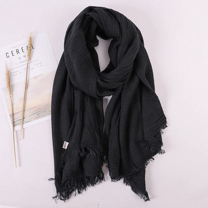 alalar | Soft Linen Cotton Scarf for Women – Lightweight Everyday Hijab