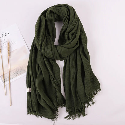 alalar | Soft Linen Cotton Scarf for Women – Lightweight Everyday Hijab