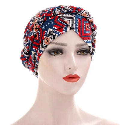 alalar-Cotton print muslim turban scarf for women islamic inner hijab caps