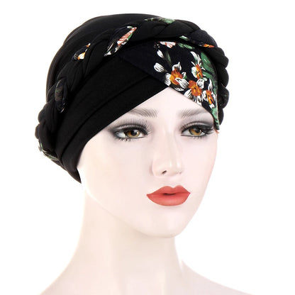 alalar-Cotton print muslim turban scarf for women islamic inner hijab caps