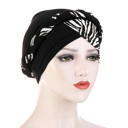 alalar-Cotton print muslim turban scarf for women islamic inner hijab caps