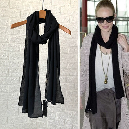 alalar | Women’s Winter Cotton & Linen Scarf – Warm Seasonal Shawl