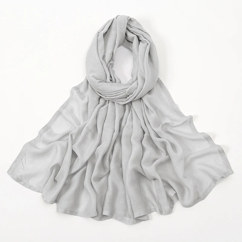 alalar-170*70cm Muslim Modal Women Hijab Rayon Cotton Shawls