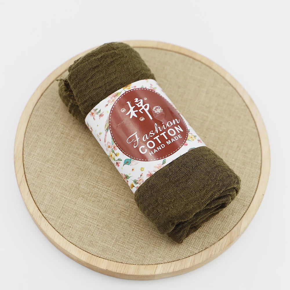 alalar-Big size  crinkle scarf for women soft cotton headscarf