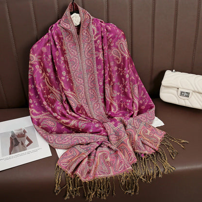 alalar | Bohemia Pashmina Hijab — Long Cashmere-Feel Shawl