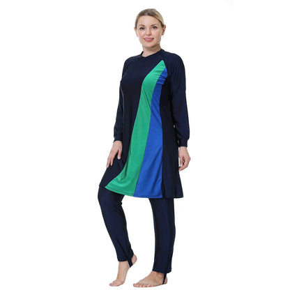 alalar | Plus-Size Modest Burkini Swimsuit (3XL–8XL) – Full-Coverage 3-Piece Swimwear Set