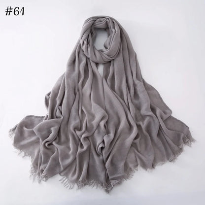 alalar | Soft Cotton Viscose Hijab – Multi-Color Lightweight Scarf - حجاب قطني بالوان متعددة