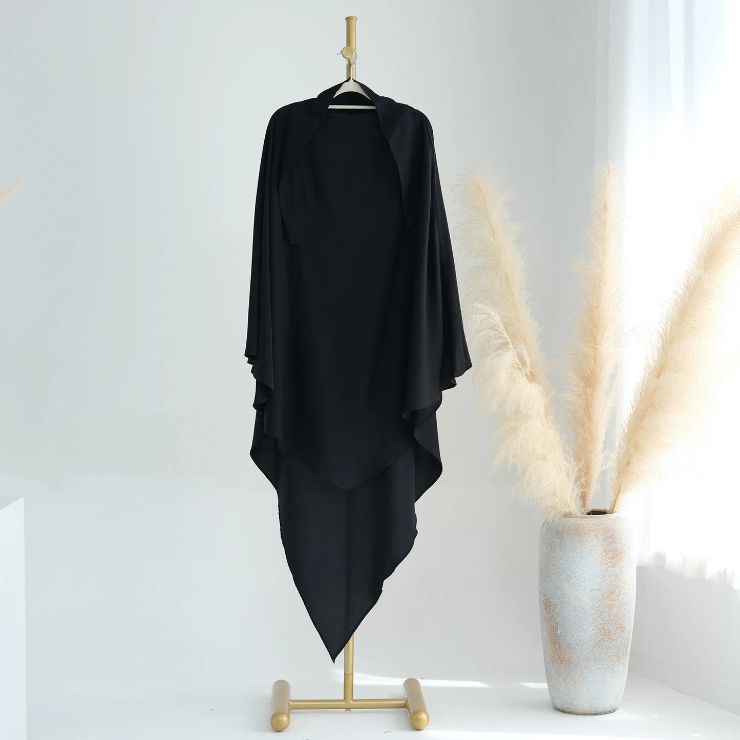 alalar-Extra-long Khimar Hijab Scarf for Muslim Women, Islamic Clothing Prayer Headcover, Dubai Turkish Hijabi Headscarf, Ramadan Eid