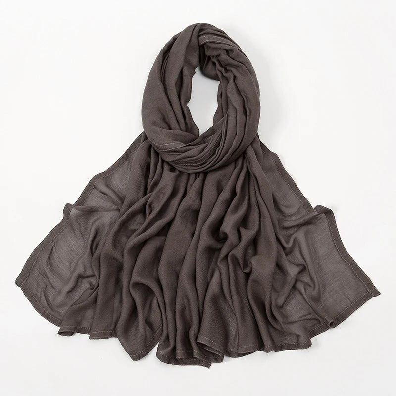 alalar-170*70cm Muslim Modal Women Hijab Rayon Cotton Shawls