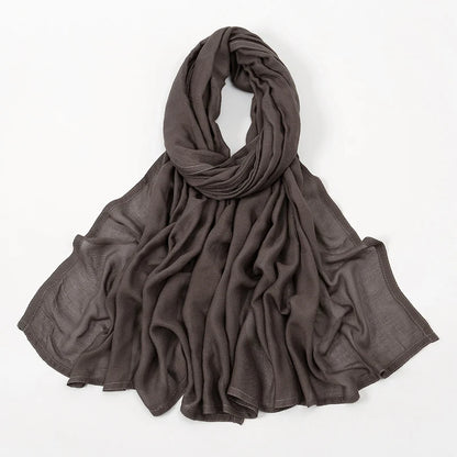 alalar-170*70cm Muslim Modal Women Hijab Rayon Cotton Shawls