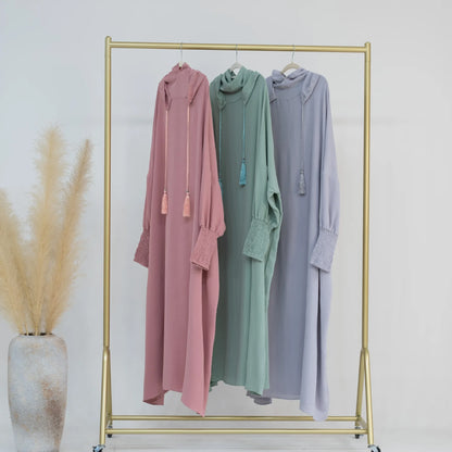 ALALAR | Hooded Jilbab Dress for Women – Eid Ramadan Morocco Kaftan Dubai Modest Long Robe 2026