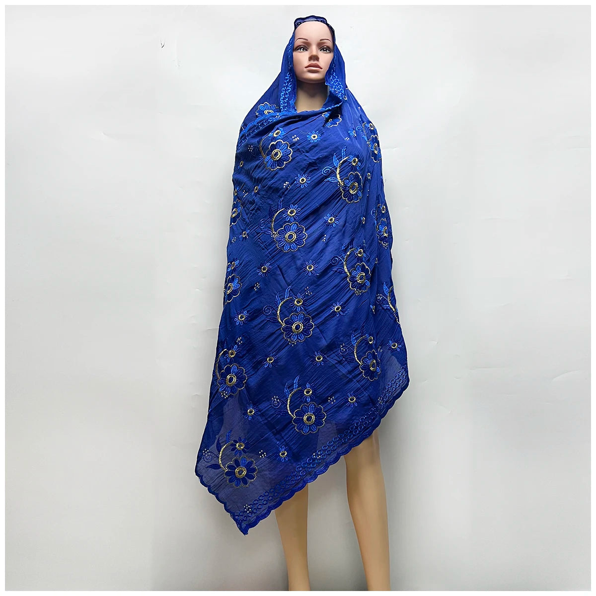 alalar- Fashion Design Dubai Scarf For Muslim Women African Cotton