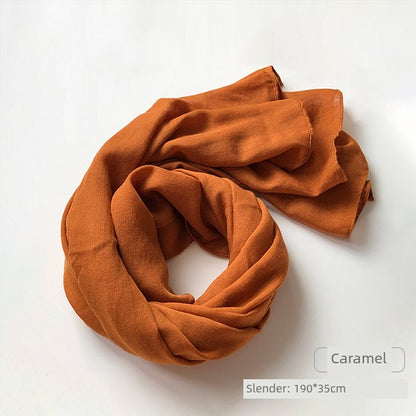 alalar | Women’s Winter Cotton & Linen Scarf – Warm Seasonal Shawl
