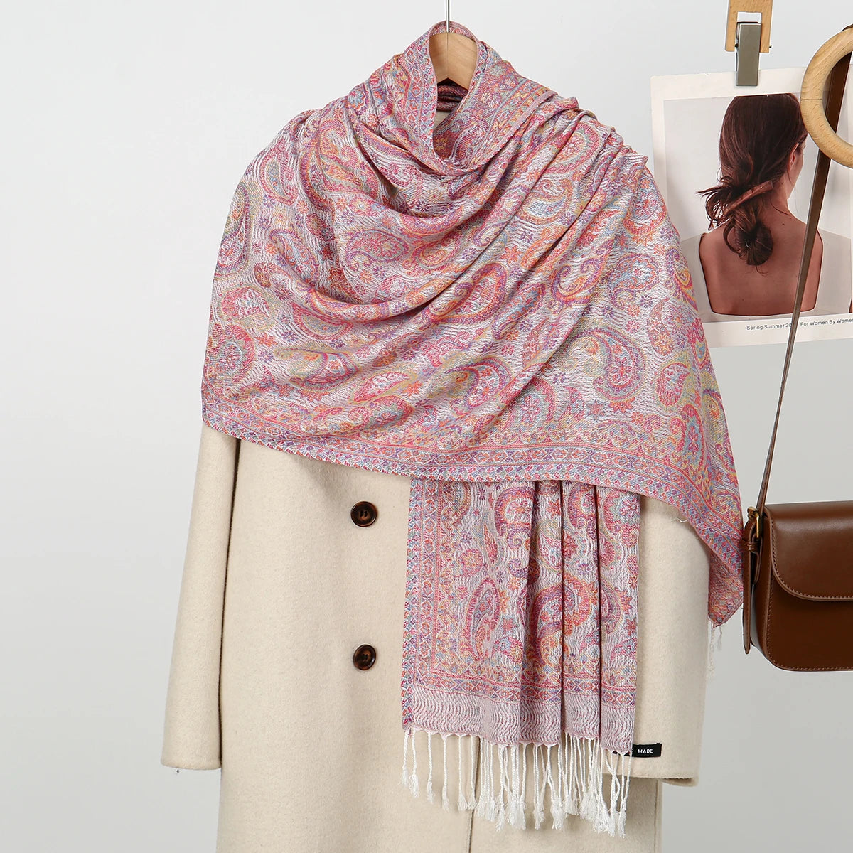 alalar-Paisley Pashmina Hijab