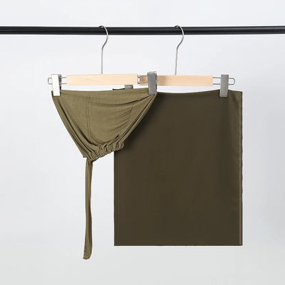 alalar-Scarf-Abaya Women2/Pcs  Muslem's Hijab With Matching Undercap Set