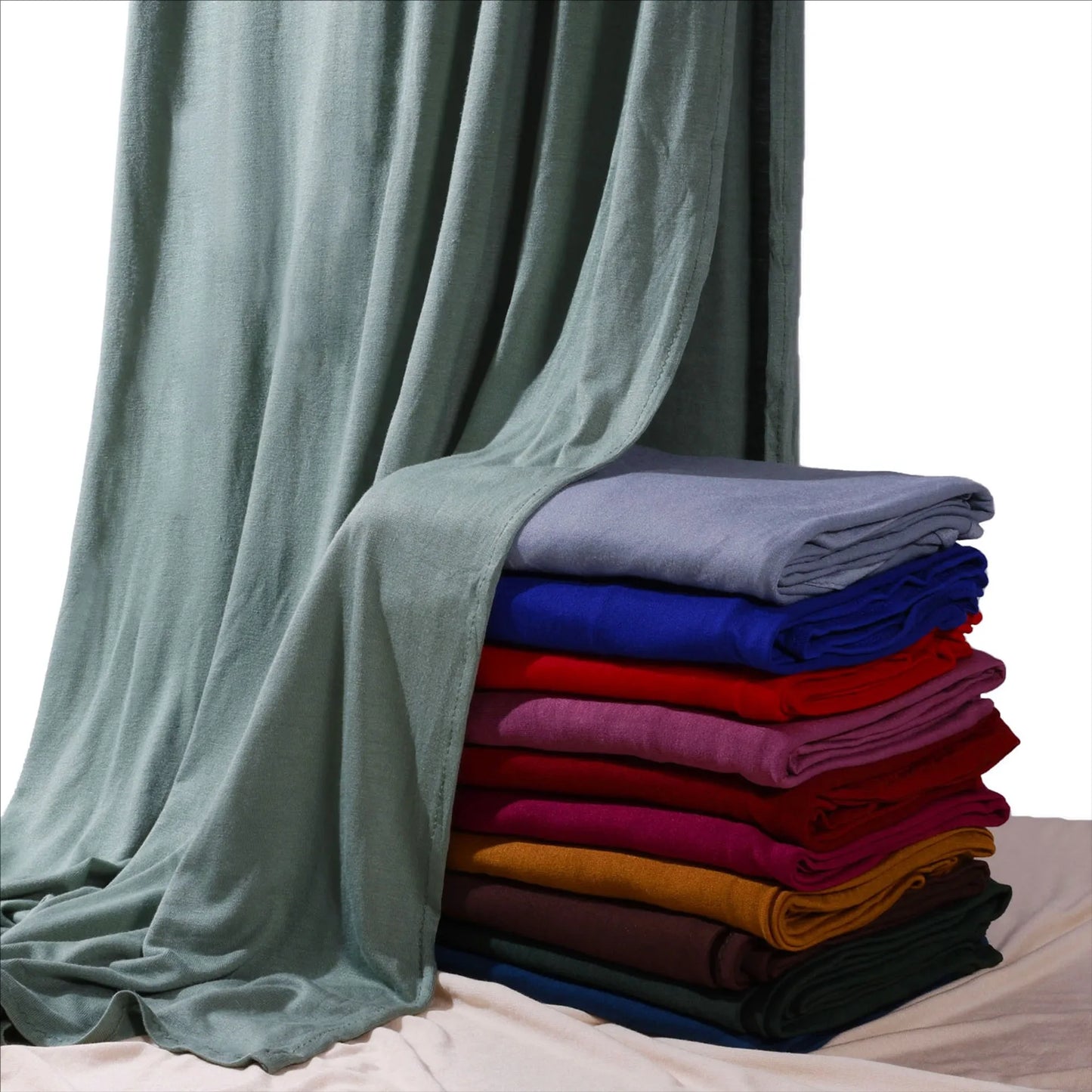 175*80cm Big Size Modal Cotton Jersey Hijab-alalar