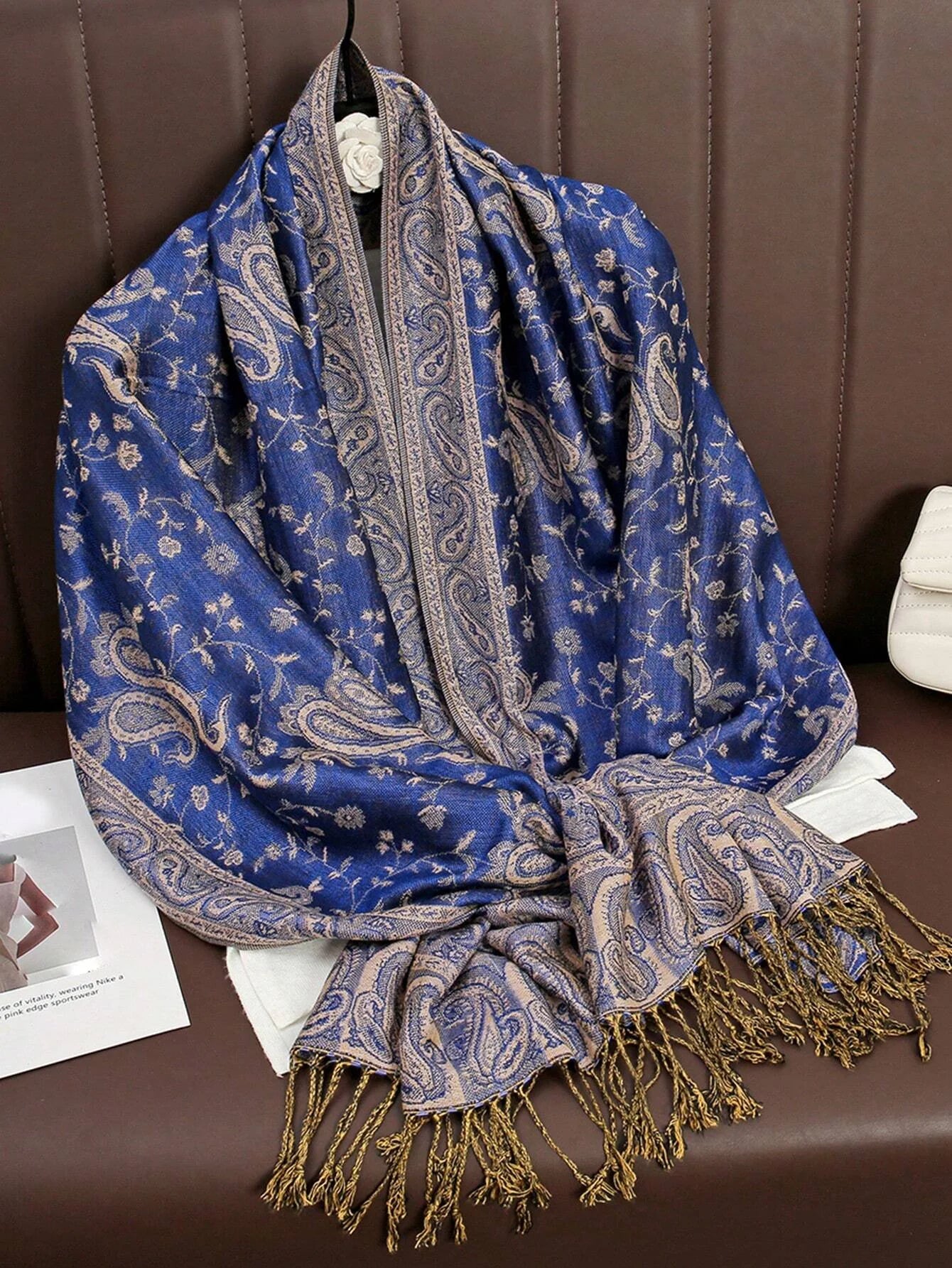 alalar | Bohemia Pashmina Hijab — Long Cashmere-Feel Shawl
