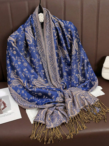alalar | Bohemia Pashmina Hijab — Long Cashmere-Feel Shawl