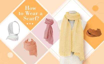 alalar-Big size  crinkle scarf for women soft cotton headscarf