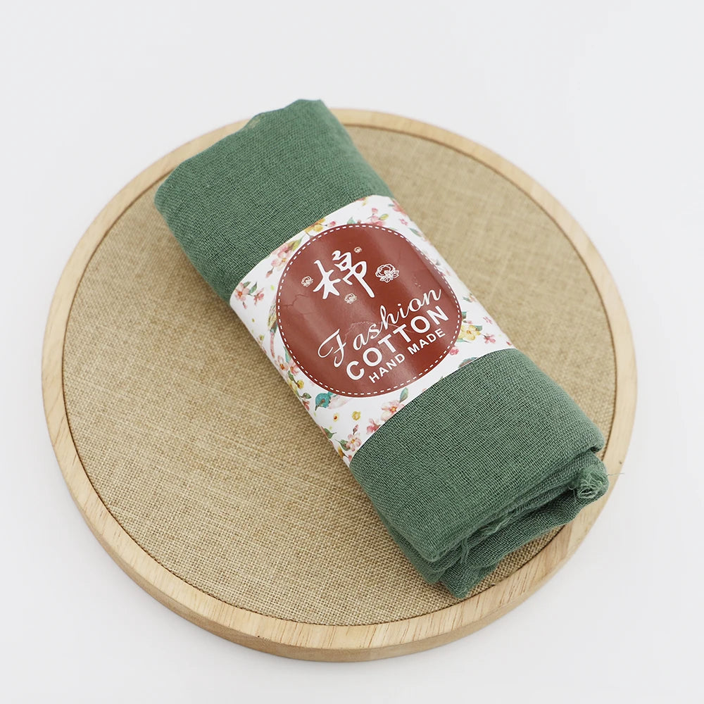 alalar-Big size  crinkle scarf for women soft cotton headscarf