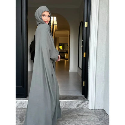 ALALAR | Hooded Jilbab Dress for Women – Eid Ramadan Morocco Kaftan Dubai Modest Long Robe 2026