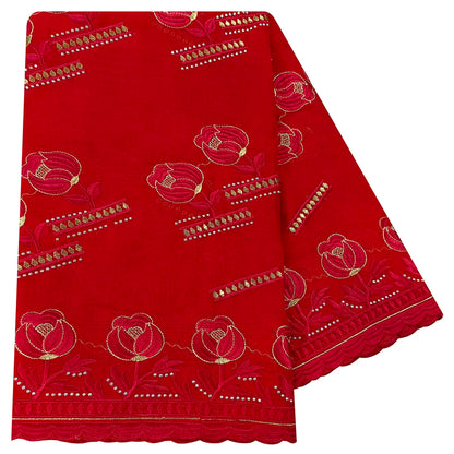 alalar | 100% Cotton Rayon Embroidered Scarf — Dubai Signature Style-اسيراد دبي