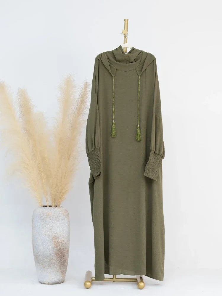 ALALAR | Hooded Jilbab Dress for Women – Eid Ramadan Morocco Kaftan Dubai Modest Long Robe 2026