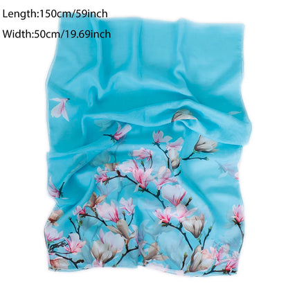 alalar-Women Fashion Chiffon Scarf Hijab For Women Muslim Summer Shawl Beach