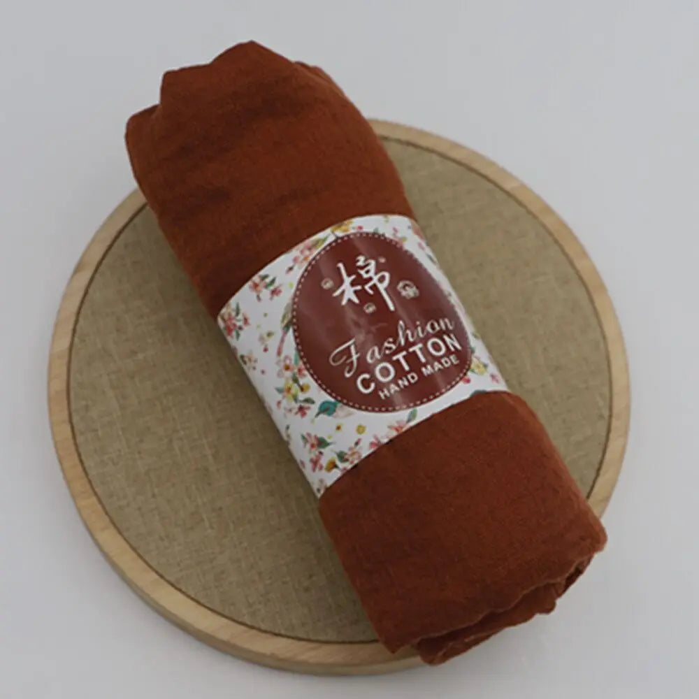 alalar-Big size  crinkle scarf for women soft cotton headscarf