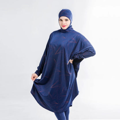 alalar | Plus-Size Modest Burkini Swimsuit – Long-Sleeve Full-Cover Swimwear with Hijab