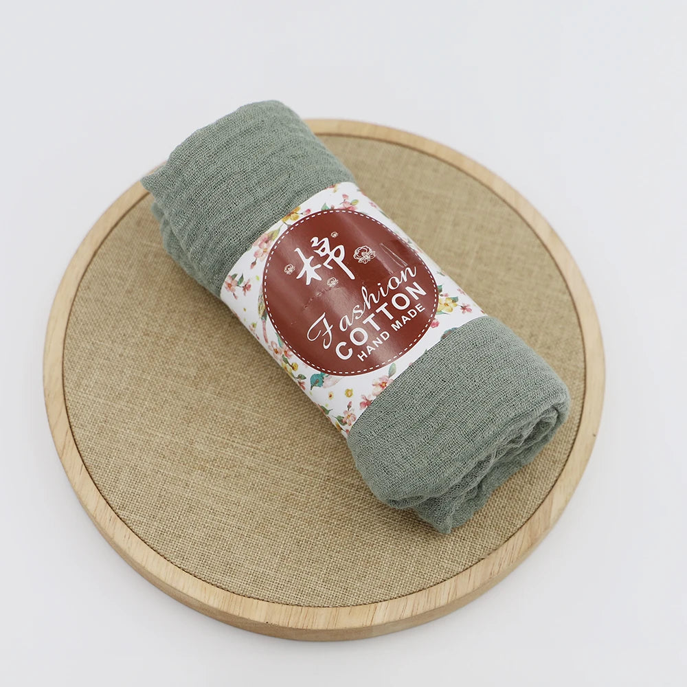 alalar-Big size  crinkle scarf for women soft cotton headscarf