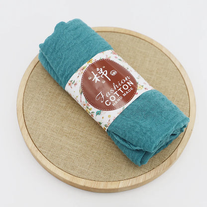 alalar-Big size  crinkle scarf for women soft cotton headscarf