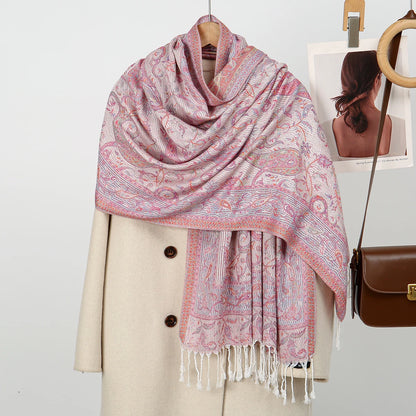 alalar-Paisley Pashmina Hijab