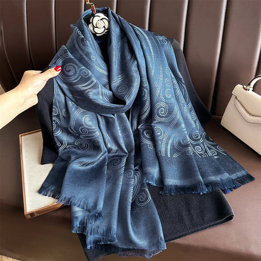 alalar | Luxury Paisley Gold-Thread Jacquard Hijab – Ramadan Special Elegant Wrap