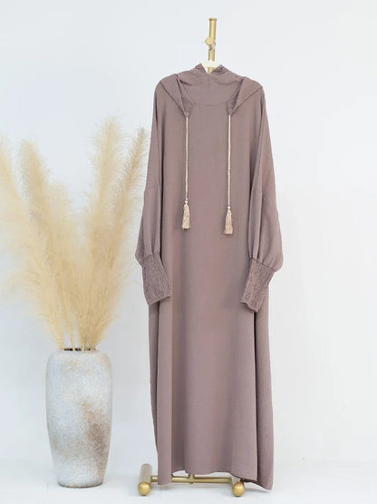 ALALAR | Hooded Jilbab Dress for Women – Eid Ramadan Morocco Kaftan Dubai Modest Long Robe 2026