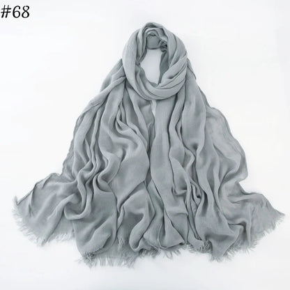 alalar | Soft Cotton Viscose Hijab – Multi-Color Lightweight Scarf - حجاب قطني بالوان متعددة