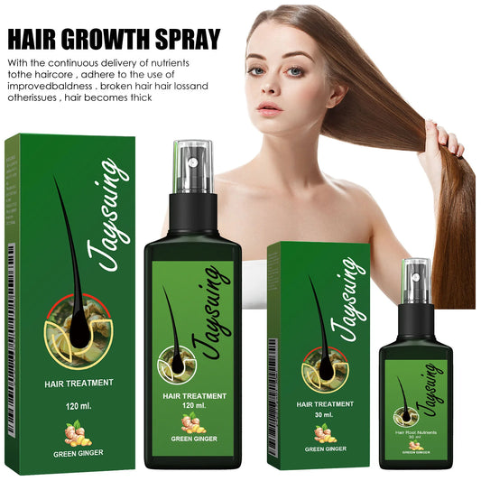 alalar-Hair Growth Spray Ginger Massage Scalp Damaged Treatmentalalar-بخاخ نمو الشعر، تدليك الزنجبيل، حل علاجي لفروة الرأس التالفة، تغذية الجذور، نمو سريع، مصل مضاد لتساقط الشعر، الجمال والصحة