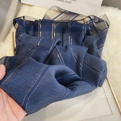 alalar | Checkered Mulberry Silk & Wool Scarf – Luxury Autumn & Winter Shawl for Women