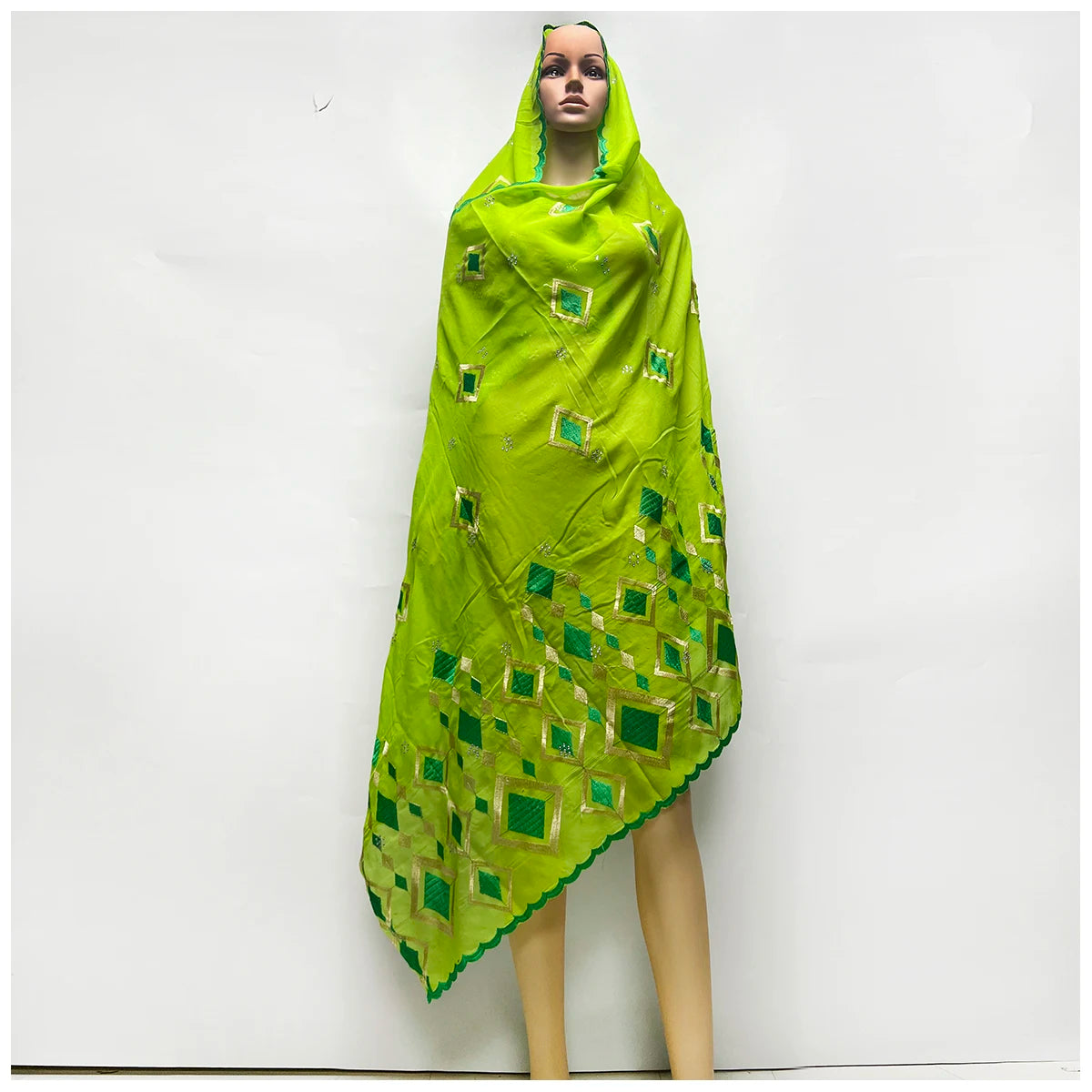 alalar | 100% Cotton African Hijab Scarf – Soft, Breathable Modest Wrap